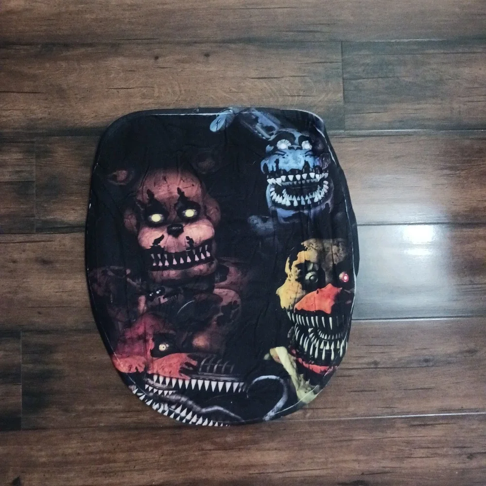 Five Nights at Freddys FNAF 4 Piece Shower Curtain Bathroom Set